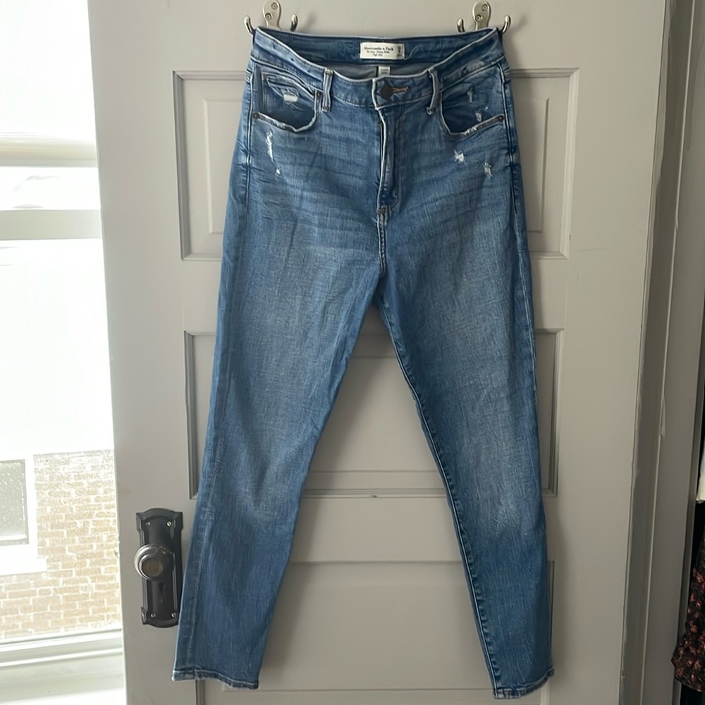 Abercrombie super skinny ankle high rise - curve love